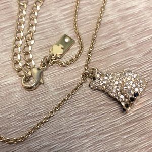 Kate spade ♠️ diamond polar bear necklace